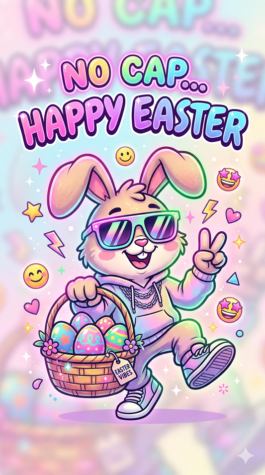 Hoppy Easter! 🐰 | Printable & Digital Greeting Card
