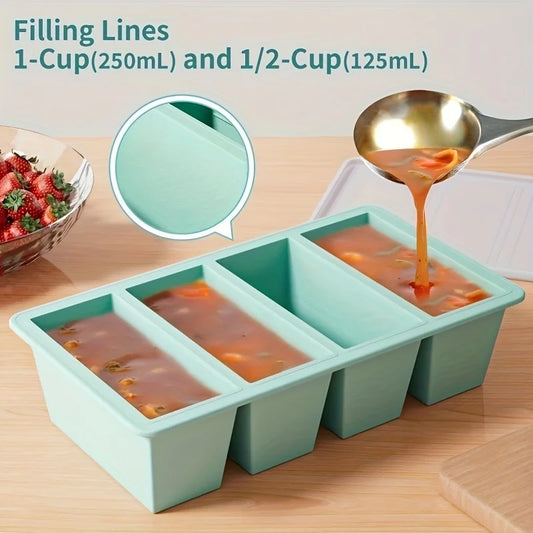 Professional Silicone Freezer Portion Tray